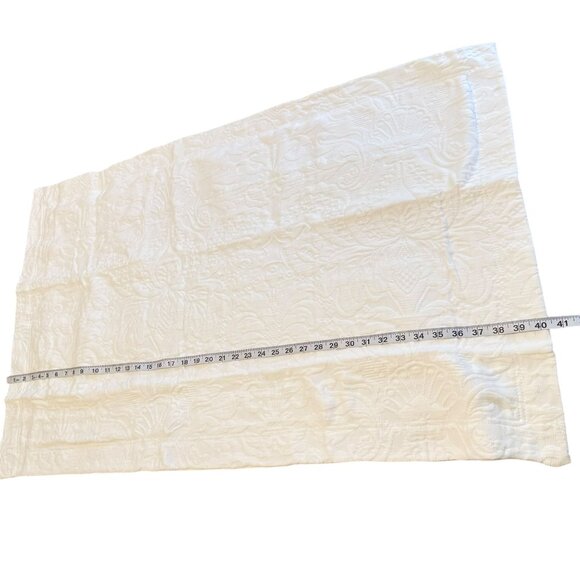 The Company Store White Brussel Sham King Size Pillow Case New